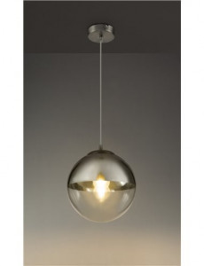 Pendul Varus 15852, 1xE27, nichel mat+transparent, IP20, Globo [8]- savelectro.ro