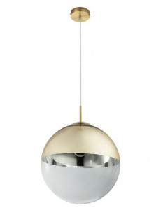 Pendul Varus 15858, 1xE27, auriu mat+transparent, IP20, Globo [3]- savelectro.ro