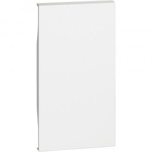 Prize si intrerupatoare, Placa tasta falsa, 2 module, alba, Bticino Living Now - savelectro.ro