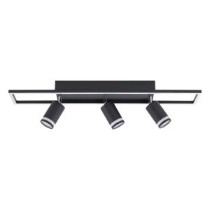 Plafoniere, Plafoniera interior Leyla, 3xGU10, neagra, Klausen - savelectro.ro