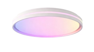 Plafoniere LED, Plafoniera LED 12820-OP, 40W, RGB, 3000 lm, lumina calda/neutra/rece, IP20, telecomanda, dimabila, alba, Optonica - savelectro.ro