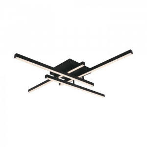 Corpuri de iluminat, Plafoniera LED 14995-VT, dimabila, 38W, 4100lm, lumina neutra, IP20, neagra, V-Tac - savelectro.ro