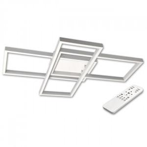 Plafoniera LED 2462-LVT, cu telecomanda, 72W, 110lm, lumina calda+neutra+rece, IP20, alba, Masterled [1]- savelectro.ro