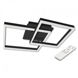 Plafoniere LED, Plafoniera LED 4851-LVT, cu telecomanda, 35W, 110lm, lumina calda+neutra+rece, IP20, alba+neagra, Masterled - savelectro.ro