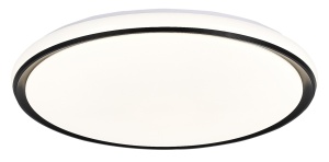 Plafoniere LED, Plafoniera LED 54W, 4600 lm, lumina calda/neutra/rece, IP20, telecomanda, dimabila, neagra+alba, Optonica - savelectro.ro
