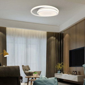 Plafoniera LED alba, rotunda, 24W, 2560lm, lumina neutra (4000K), IP20, V-Tac [3]- savelectro.ro