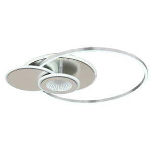 Plafoniere LED, Plafoniera LED Beltran 24W, 1200 lm, lumina calda/neutra/rece, telecomanda, dimabila, IP20, aluminiu, Globo Lighting - savelectro.ro