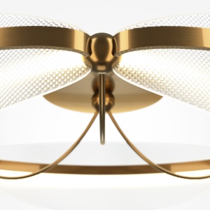 Plafoniera LED Breeze MOD281CL-L45BS3K, 45W, 2700lm, lumina calda, IP20, aurie+transparenta, Maytoni [2]- savelectro.ro