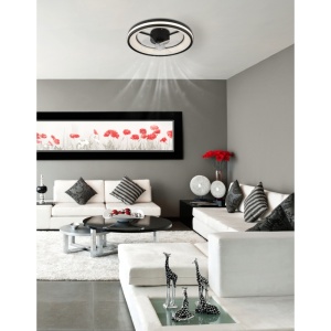 Plafoniera LED Gatian, cu ventilator, 30W, 2215 lm, lumina calda/neutra/rece, IP20, neagra, Globo Lighting [5]- savelectro.ro