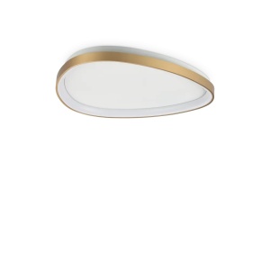 Plafoniere LED, Plafoniera LED Gemini 30W, lumina neutra (4000 K), 2340lm, IP20, aurie, Ideal Lux - savelectro.ro