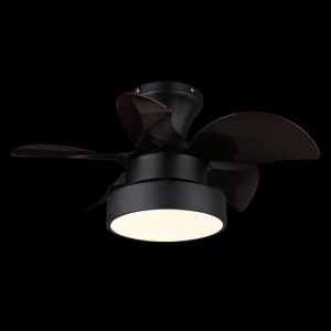 Plafoniera LED Kari, cu ventilator, 22W, 1660 lm, lumina calda/neutra/rece, IP20, negru mat, Globo Lighting [3]- savelectro.ro