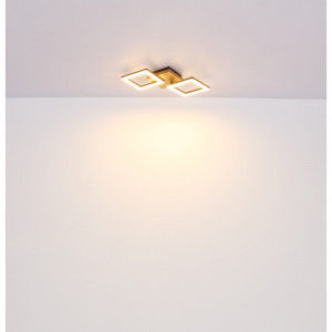 Plafoniera LED Kerry 67280-30, 30W, 3400lm, lumina calda, IP20, maro, Globo Lighting [7]- savelectro.ro