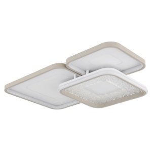 Plafoniere LED, Plafoniera LED Mosaiko 55W, lumina calda/neutra/rece, 2900 lm, telecomanda, IP20, dimabila, alba mat, Globo Lighting - savelectro.ro