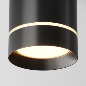 Plafoniera LED Orlo C085CL-9W3K-B, 9W, 250lm, lumina calda, IP20, neagra, Maytoni [2]- savelectro.ro