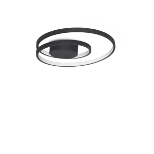 Plafoniere LED, Plafoniera LED Oz, 38W, 1830lm, lumina calda (3000 K), IP20, neagra, Ideal Lux - savelectro.ro