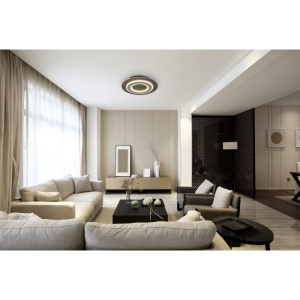Plafoniera LED rotunda Jayden 24W, lumina calda (3000 K), 710 lm, IP20, antracit, Globo Lighting [3]- savelectro.ro