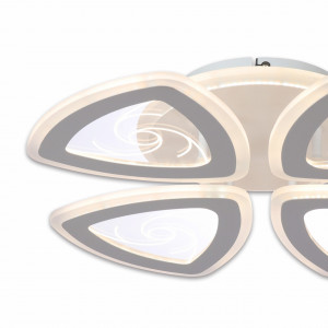 Plafoniera LED Smart Whizz KL151056, dimabila, cu telecomanda, 103W, 8500lm, lumina calda+neutra+rece, IP20, alba, Klausen [3]- savelectro.ro