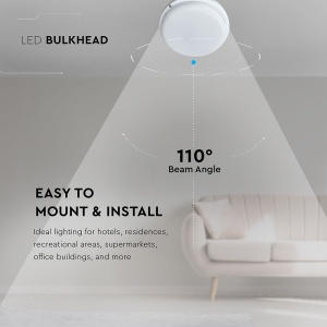Plafoniera LED V-TAC, 24W, 2500 lm, lumina rece, IP54 [3]- savelectro.ro