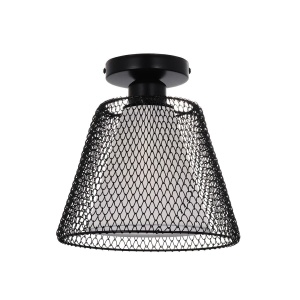 Corpuri de iluminat, Plafoniera Novos PL1, E27, neagra, Klausen - savelectro.ro