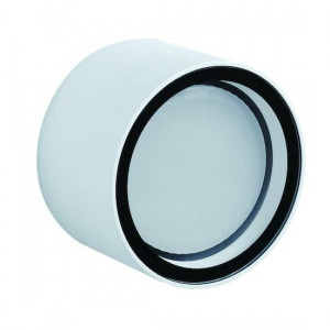 Plafoniere exterior, Plafoniera pentru exterior, 1 bec, dulie GX53, alba, sticla, Klausen - savelectro.ro