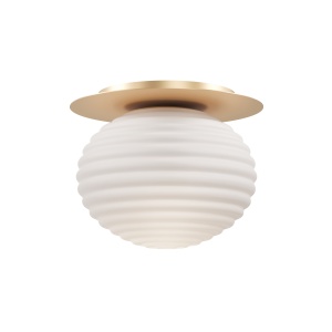 Corpuri de iluminat, Plafoniera Reels MOD268CL-01G, 1xE27, alba+cupru, IP20, Maytoni - savelectro.ro