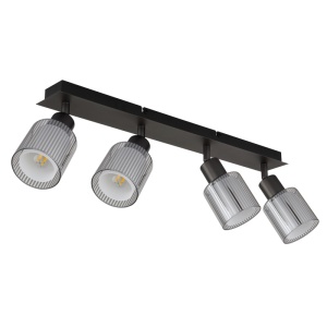 Plafoniera Villegas, 4xE14, IP20, negru mat+crom, Globo Lighting [2]- savelectro.ro