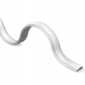 Profile banda led, Profil Pentru Banda LED, Aplicat (PT), Flexibil, Aluminiu + Alb Mat, 2m, Masterled - savelectro.ro