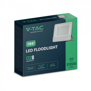 Proiector led chip Samsung, lumina rece (6400K) ,200W, 37000lm, IP65, negru, V-TAC [4]- savelectro.ro