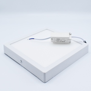Aplica LED SMD 18W patrata, 1360 lm, IP20, lumina rece (6500K), 220x220mm, alba, Braytron