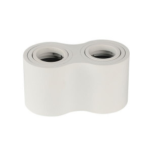 Spoturi, Spot 2080-OP, aplicat, 2xGU10, alb, IP20, Optonica - savelectro.ro