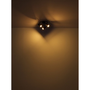Spot aplicat Allvi, 3xGU10, IP20, negru mat+crom, Globo Lighting [3]- savelectro.ro