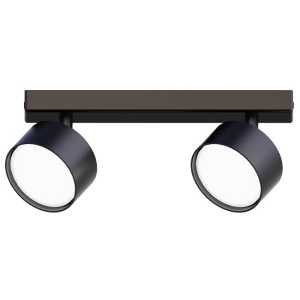 Spoturi, Spot aplicat Capris 2xGX53, liniar, orientabil, IP20, negru, Masterled - savelectro.ro