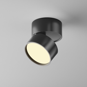 Spoturi, Spot aplicat Onda, 12W, lumina calda (2700K), negru, Maytoni - savelectro.ro