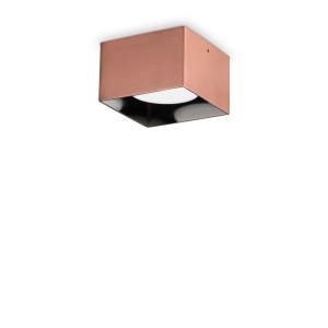 Spot aplicat patrat Spike, 1xGX53, IP20, cupru, Ideal Lux
