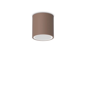 Spoturi, Spot exterior rotund Techo D09, 1xGU10, IP54, cafeniu, Ideal Lux - savelectro.ro