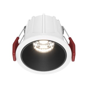 Corpuri de iluminat, Spot LED 10W Incastrat, Dimabil, Maytoni, 500lm, Lumina Neutra (4000K), Alb+Negru - savelectro.ro