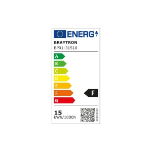 Spot LED 15W Incastrat, Rotund, Braytron, 1120lm, Lumina Neutra (4000K), Alb [8]- savelectro.ro