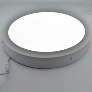 Aplica LED 36W rotunda, 2500 lm, lumina rece (6500K), IP20, Ø403 mm, alba Braytron