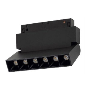 Corpuri de iluminat, Spot LED 9W pentru sina magnetica, 6 leduri, orientabil, lumina calda(3000 K), pentru sina seria 20, Optonica - savelectro.ro