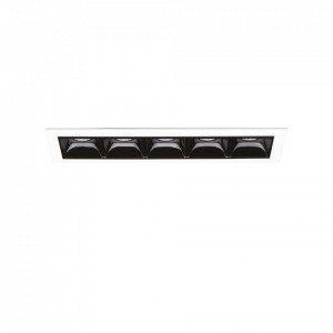 Spot LED Lika Trim 206219, incastrat, 12.5W, 1100lm, lumina calda, IP20, alb, Ideal Lux