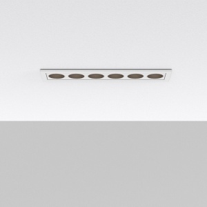 Spot LED linear incastrabil 9W, 650lm, lumina neutra (4000 K), alb, Braytron [2]- savelectro.ro