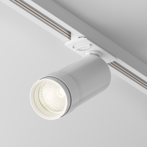Corpuri de iluminat, Spot LED pe Sina, 12W, Maytoni Focus Zoom, 900lm, Lumina Calda (3000 K), Dimabil, Alb - savelectro.ro