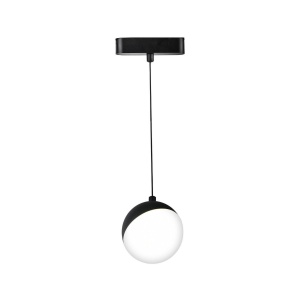 Spoturi pe sina magnetica, Spot LED pentru sina magnetica slim, tip pendul, 9W, lumina neutra(4000 K), negru, Klausen - savelectro.ro