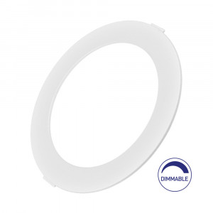 Spot led rotund incastrat 18W, dimabil, 1800 lm, IP40, lumina calda(3000K), Ø229 mm, alb, Braytron [1]- savelectro.ro