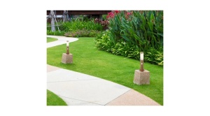Stalp exterior Boston, 1xE27, IP44, imitatie lemn, Globo Lighting [2]- savelectro.ro
