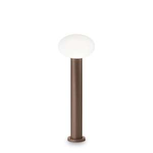 Stalp exterior Clio 1xE27, IP44, cafeniu, Ideal Lux