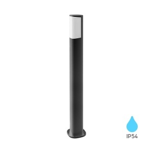 Stalpi iluminat exterior, Stalp LED exterior 7W, 600lm, lumina calda (3000 K), IP54, negru, Braytron - savelectro.ro