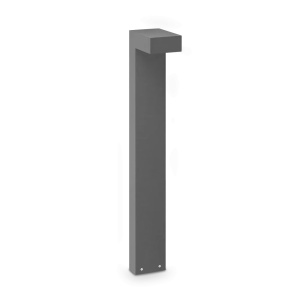 Stalpi iluminat exterior, Stalp LED exterior Sirio H80 13W, 470lm, lumina calda (3000 K), IP65, antracit, Ideal Lux - savelectro.ro