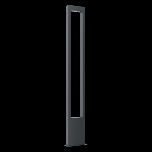 Corpuri de iluminat exterior, Stalp pentru exterior LED Bonn O425FL-L20GF, 20W, 1000lm, lumina calda, IP65, grafit, Maytoni - savelectro.ro