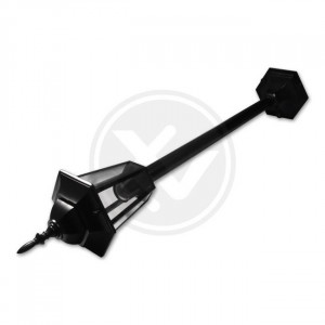 Stalp pentru exterior Victoria Masterled, negru, 1050mm, dulie E27 [3]- savelectro.ro